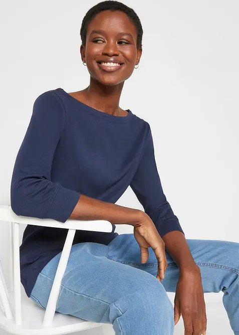 Longsleeve van biologisch katoen, bonprix