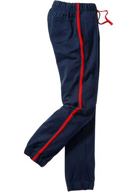 Joggingbroek met contrasterende strepen, bonprix