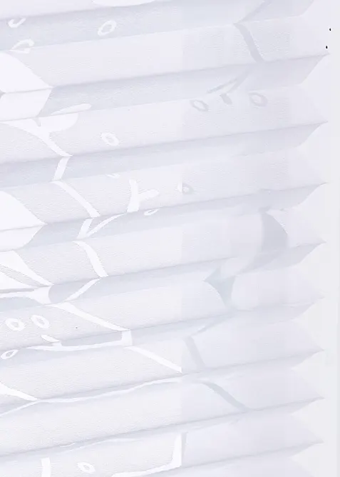 Plisségordijn met bladerprint in Ausbrenner effect, bonprix