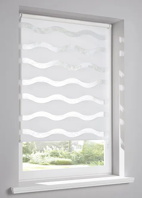 Duo rolgordijn met golven, bonprix