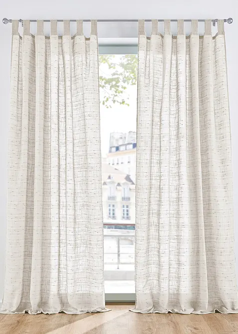 Gordijn met structuur in diverse maten (1 stuk), bonprix