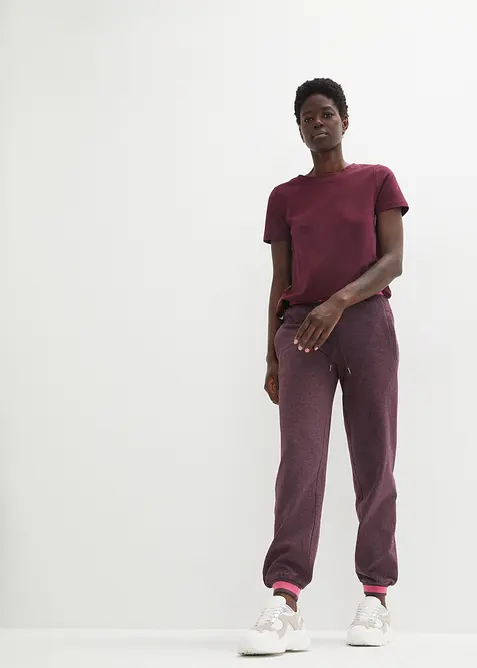 Sweatpants in een katoenmix (set van 2), bonprix