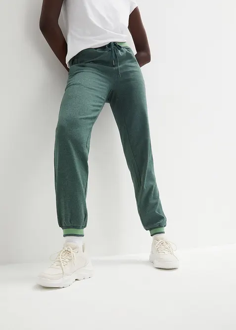 Sweatpants in een katoenmix (set van 2), bonprix