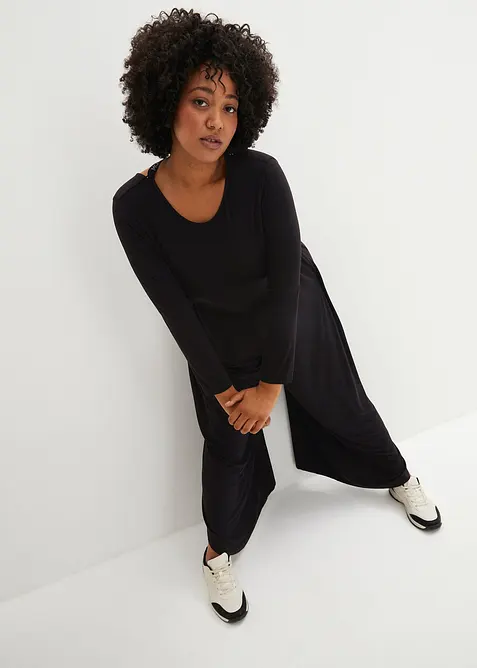 Sport jumpsuit van soepele viscose, bonprix