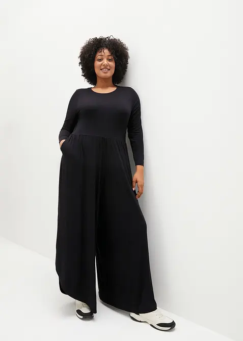 Sport jumpsuit van soepele viscose, bonprix