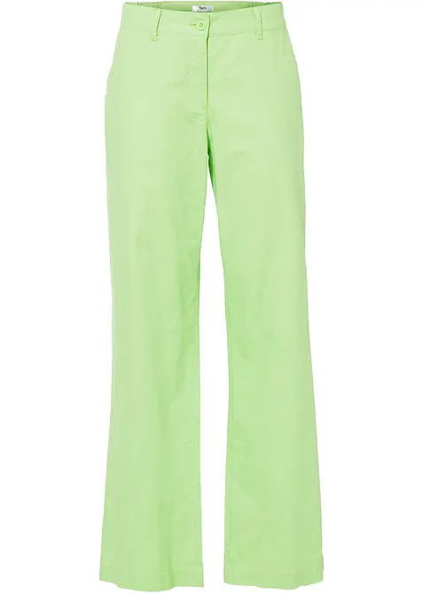 Geweven broek van linnen-katoenmix, bonprix