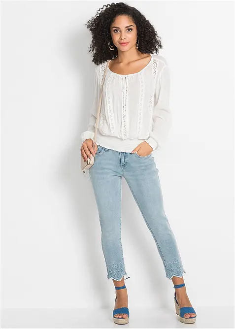 Blouse van zachte viscose, bonprix