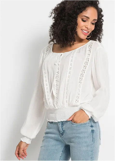 Blouse van zachte viscose, bonprix