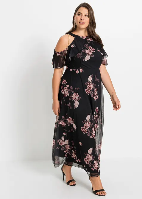 Gedessineerde maxi jurk, bonprix