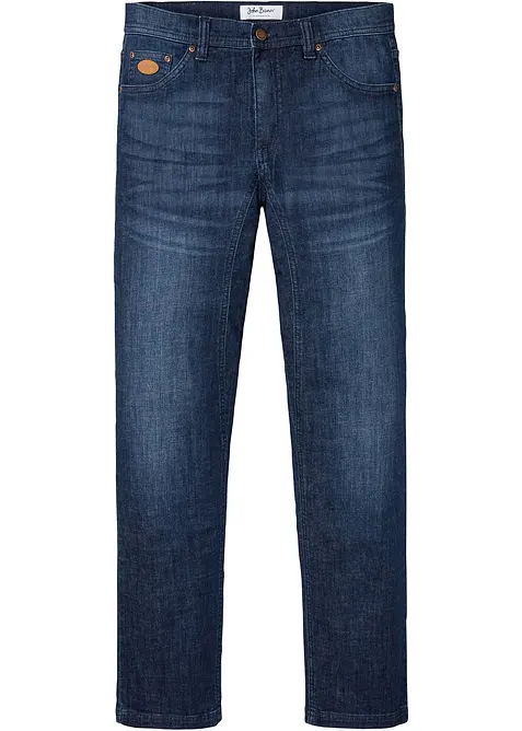 Classic fit stretch jeans met verstevigd kruis, tapered, bonprix