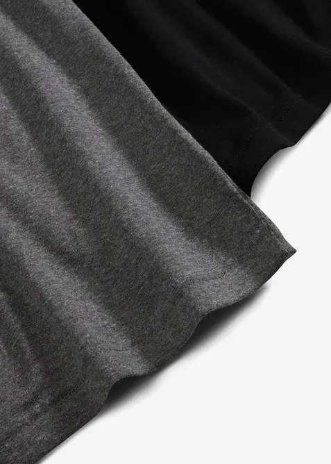 Spaghetti top van katoen (set van 2), bonprix