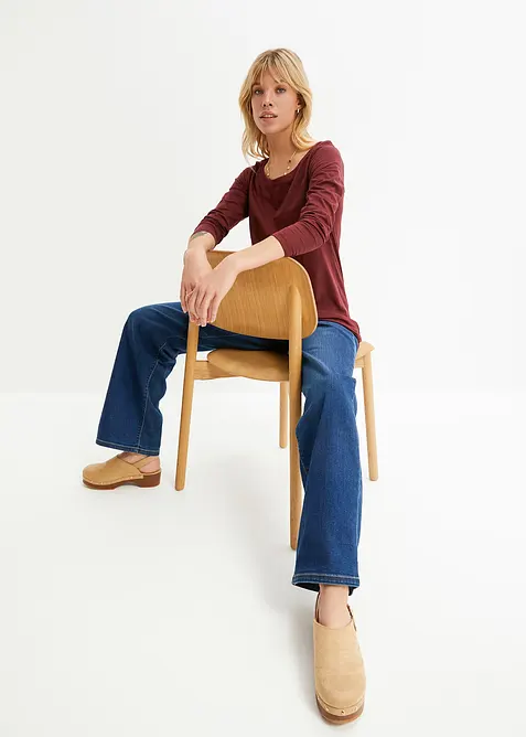 Longsleeve van katoen, bonprix