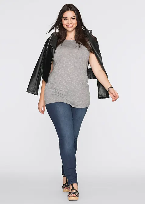 Longshirt in een viscosemix, bonprix