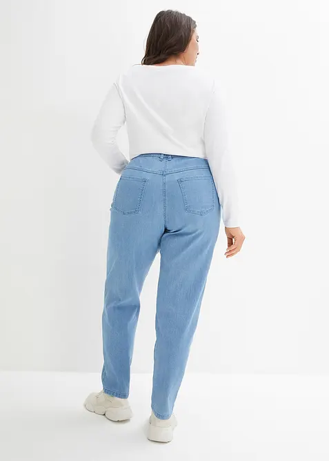 Mom jeans met high waist, stretch, bonprix