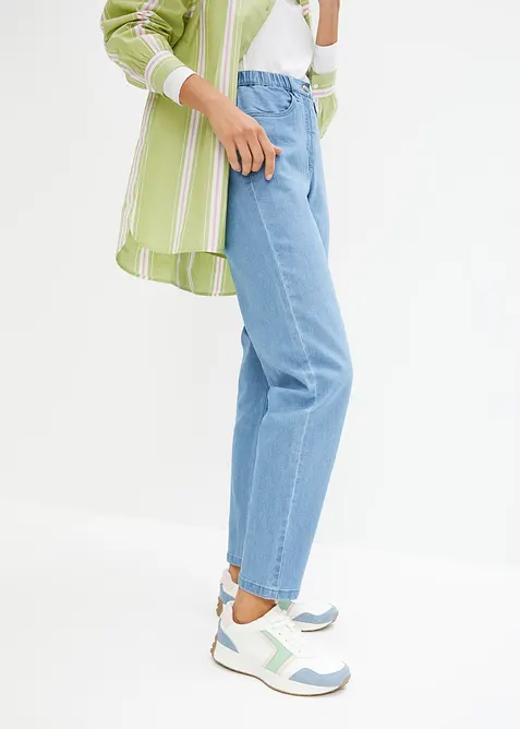 Mom jeans met high waist, stretch, bonprix