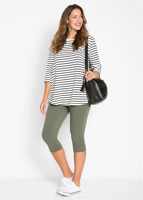 Stretch capri legging (set van 2), bonprix