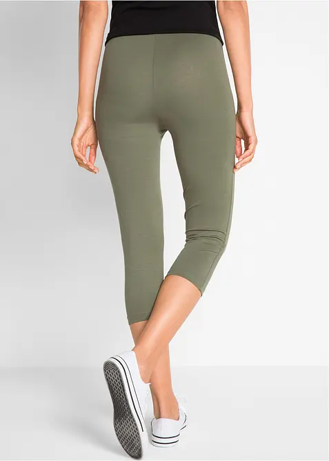 Stretch capri legging (set van 2), bonprix