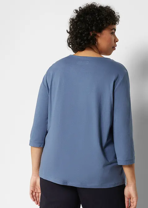 Longsleeve met ronde hals (set van 5), bonprix