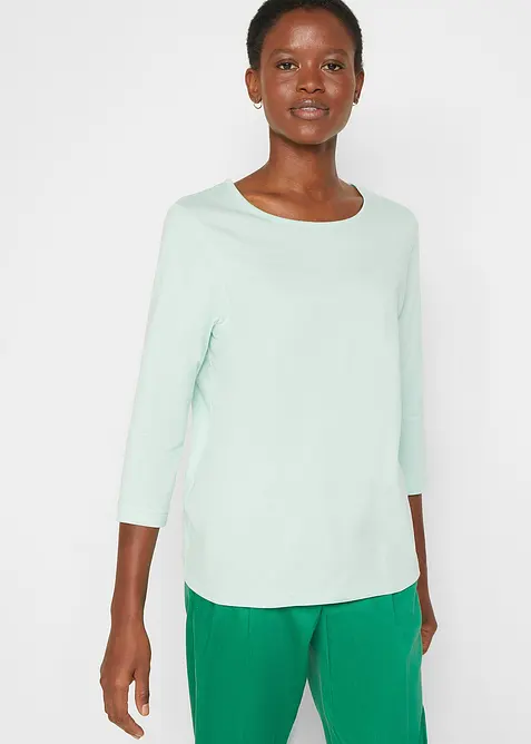 Longsleeve met ronde hals (set van 5), bonprix