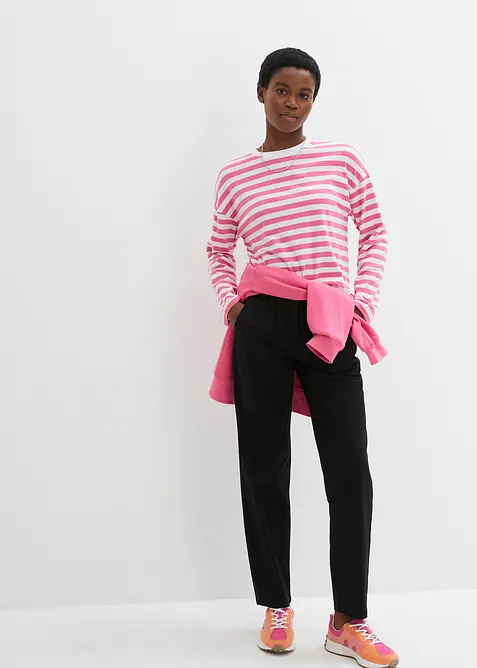 Oversized sweater van katoen, bonprix