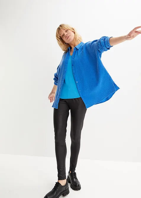 Shirt in een mix van viscose en elastan, bonprix