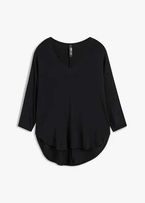 Shirt in een mix van viscose en elastan, bonprix