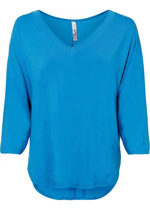 Shirt in een mix van viscose en elastan, bonprix