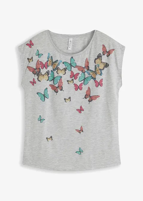 Shirt in een zachte viscosemix, bonprix