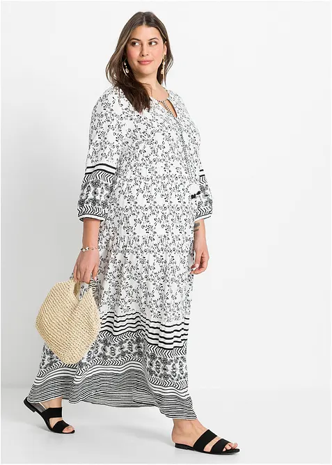 Maxi jurk van soepele viscose, bonprix