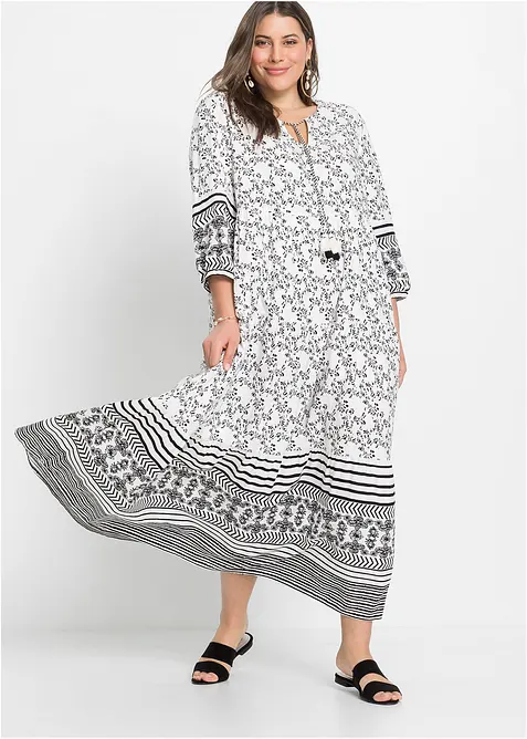 Maxi jurk van soepele viscose, bonprix