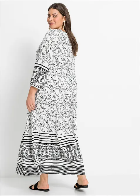 Maxi jurk van soepele viscose, bonprix