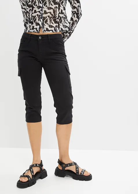 Capri broek van elastische katoenmix, bonprix
