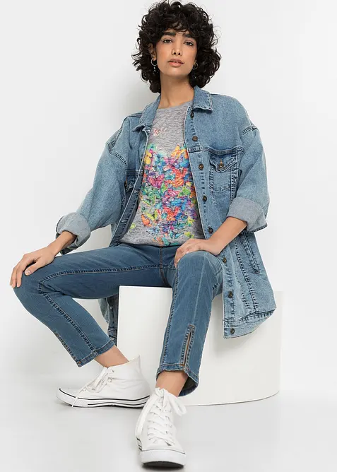 Shirt met vlinderprint, bonprix