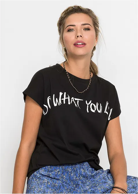 Oversized shirt van puur katoen, bonprix