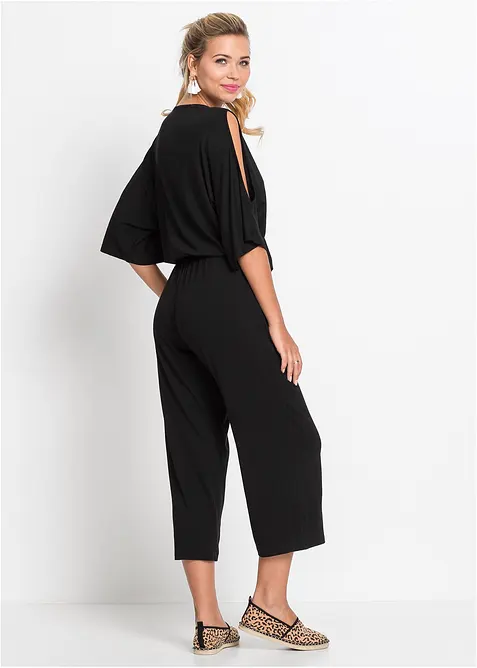Jersey jumpsuit van vloeiende viscose, bonprix