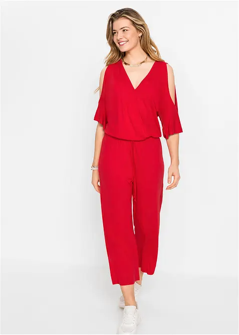 Jersey jumpsuit van vloeiende viscose, bonprix