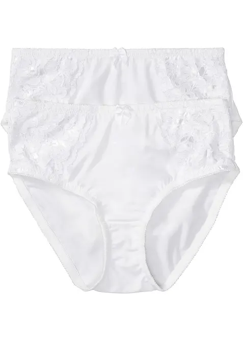 Maxislip met fijn kant (set van 2), bonprix
