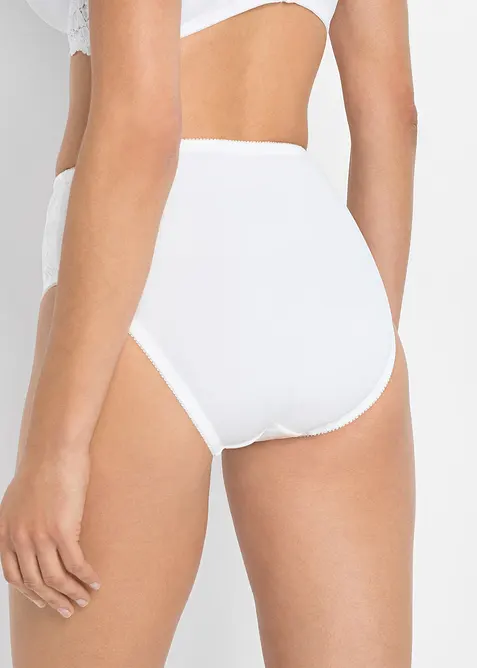 Maxislip met fijn kant (set van 2), bonprix