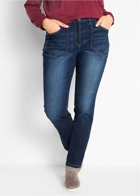 Stretch jeans, high waist, bonprix