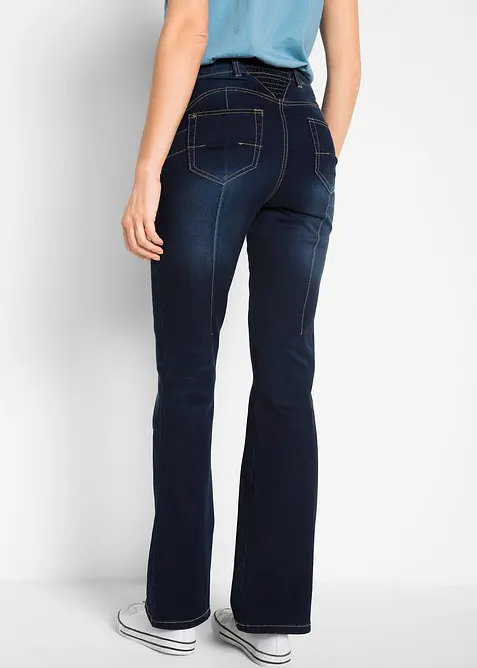 Corrigerende jeans mid waist, bootcut, bonprix
