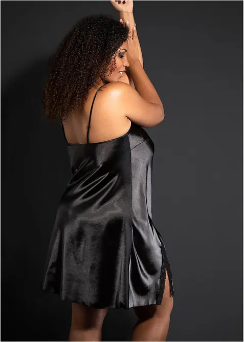 Satijnen slipdress, bonprix