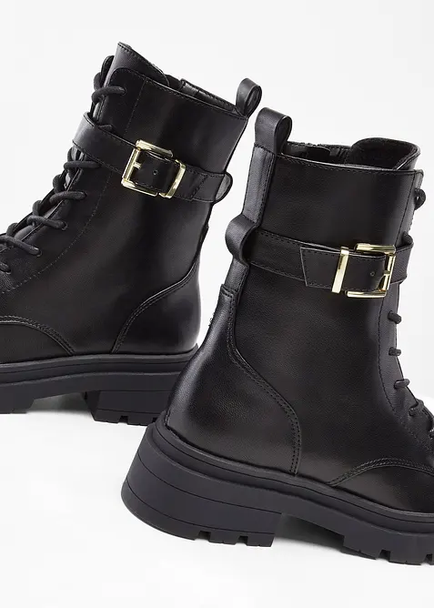 Veterboots met gesp, bonprix