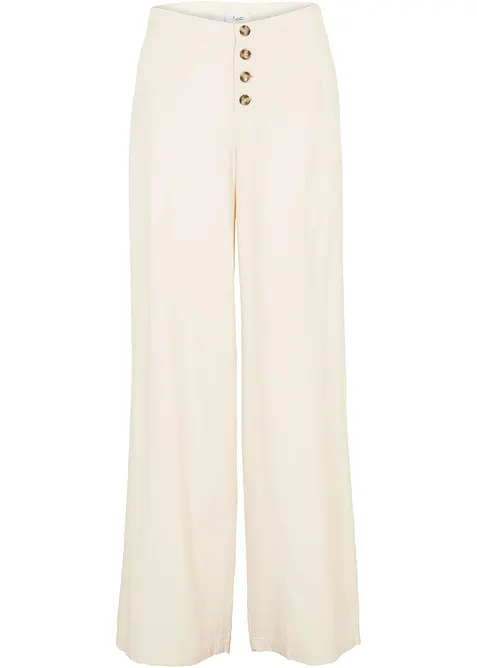 Palazzo broek met linnen, bonprix