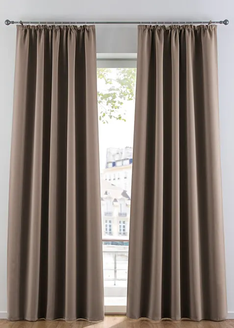 Verduisterend gordijn, verkrijgbaar in verschillende maten (1 stuk), bonprix