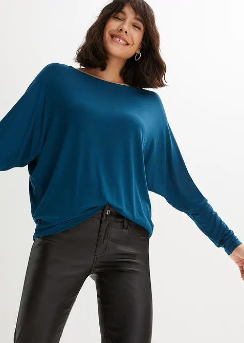 Longsleeve in een zachte viscosemix, bonprix