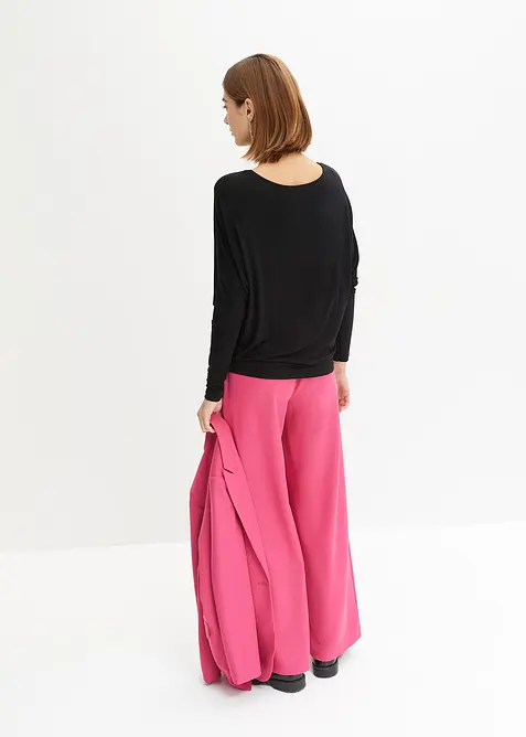 Longsleeve in een zachte viscosemix, bonprix