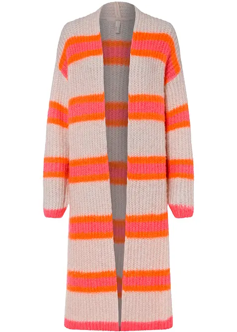 Lang gebreid oversized vest, bonprix