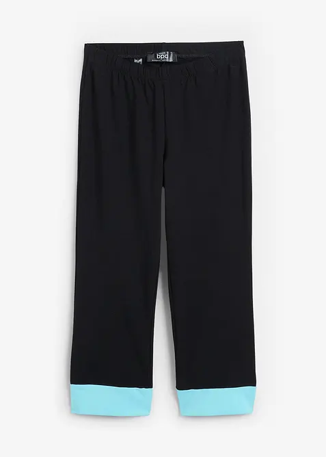 Capri sportlegging met contrastkleurige boorden, bonprix