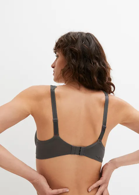 Beugel bh met sierlijk kant (set van 2), bonprix