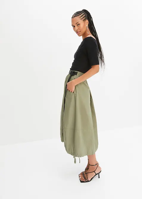 Carmen-shirt van een viscose mix, bonprix